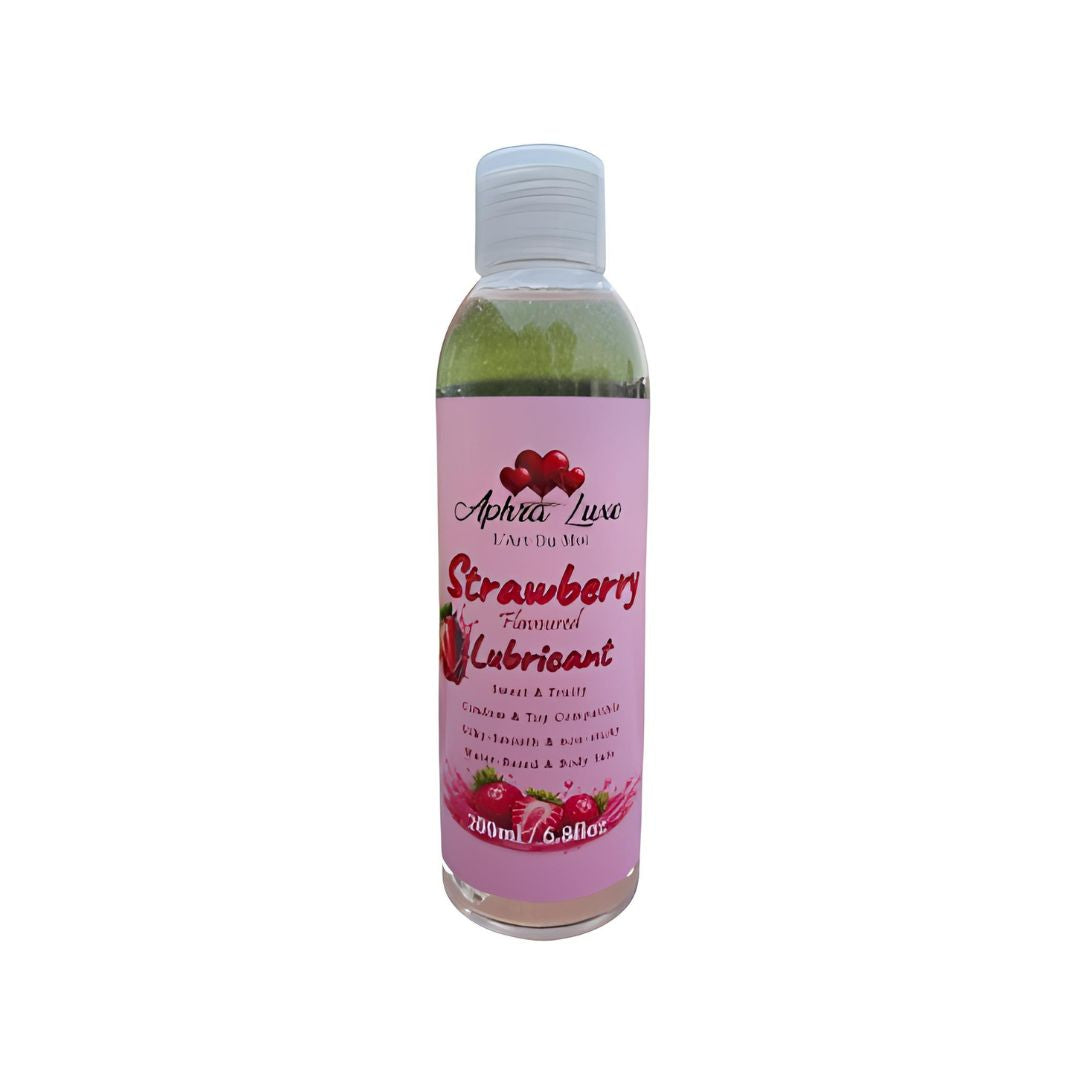 200ml Strawberry Flavor Sexual Lubricant - Strawberry Tinge