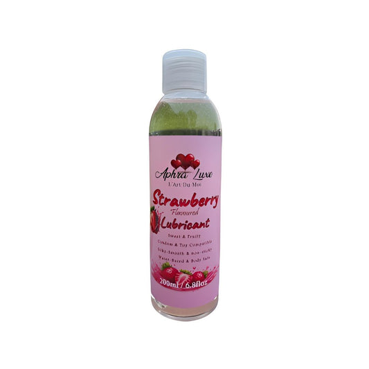 200ml Strawberry Flavor Sexual Lubricant - Strawberry Tinge