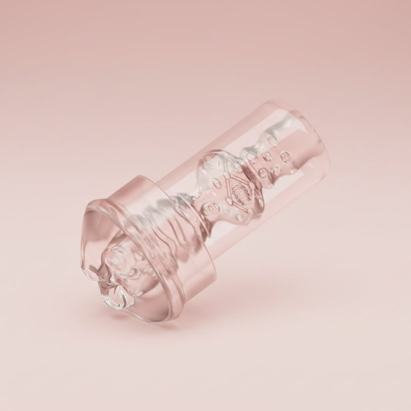 Textured Male Masturbator Sleeve - Reusable Waterproof Stroker
