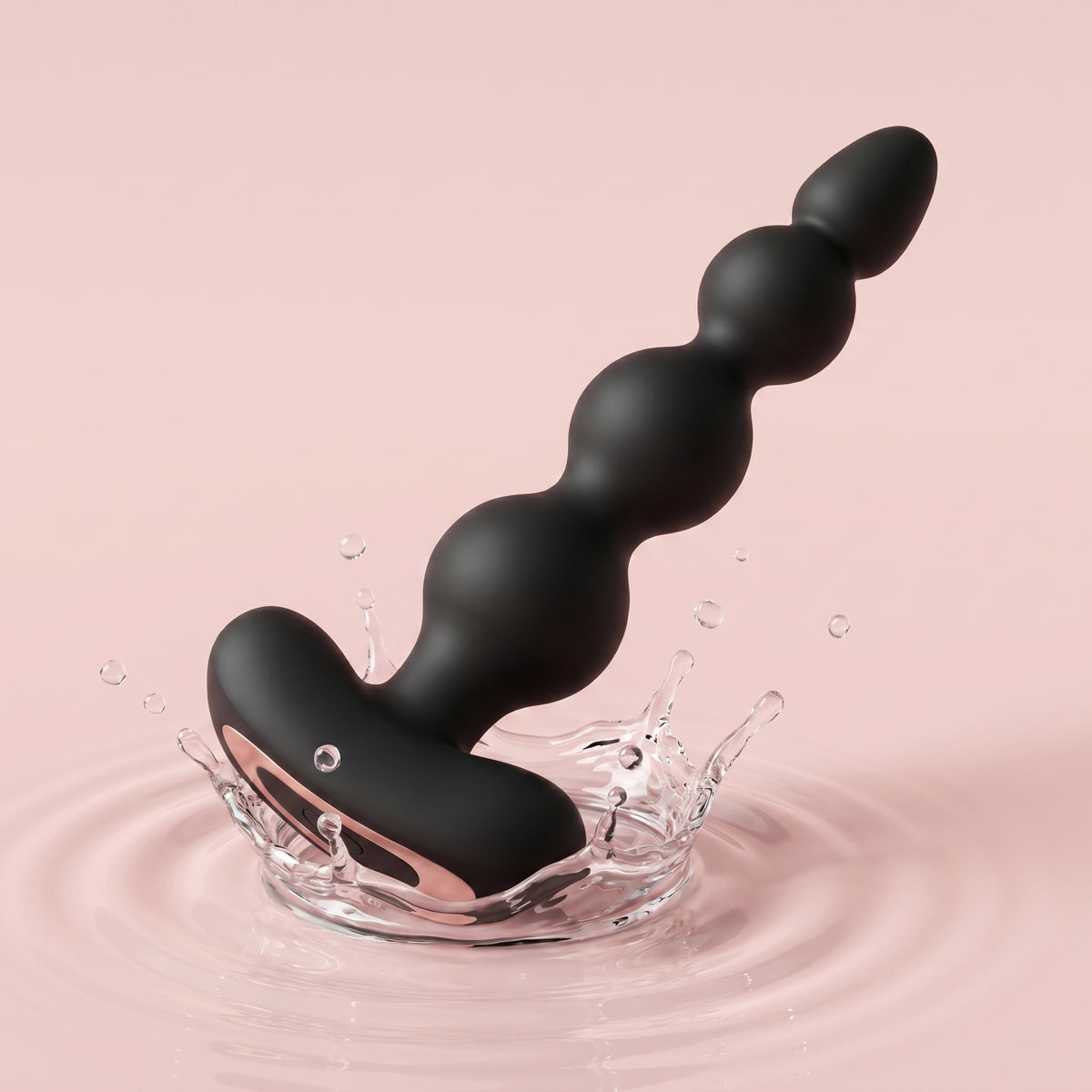 Remote Control Prostate Vibrator with Beaded Design