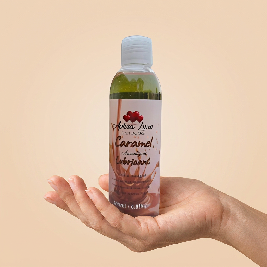 200ml Caramel Flavor Sexual Lubricant - Caramel Tinge