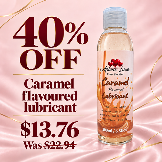 200ml Caramel Flavor Sexual Lubricant - Caramel Tinge