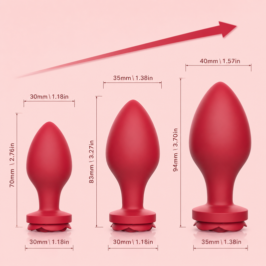 Rosa Weighted Anal Plug Set