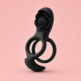 Haitang Bloom 3-in-1 Remote-Controlled Vibrating Cock Ring