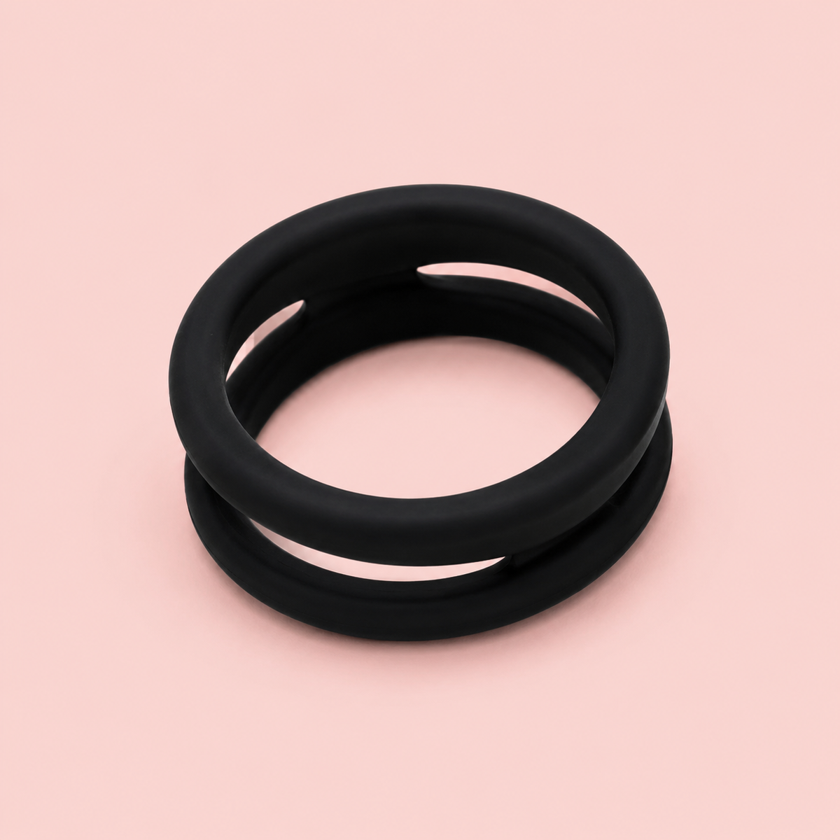 X-Ring Double-Band Silicone Cock Ring – 30mm