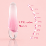 Jelly Vibe Compact Ribbed Vibrator
