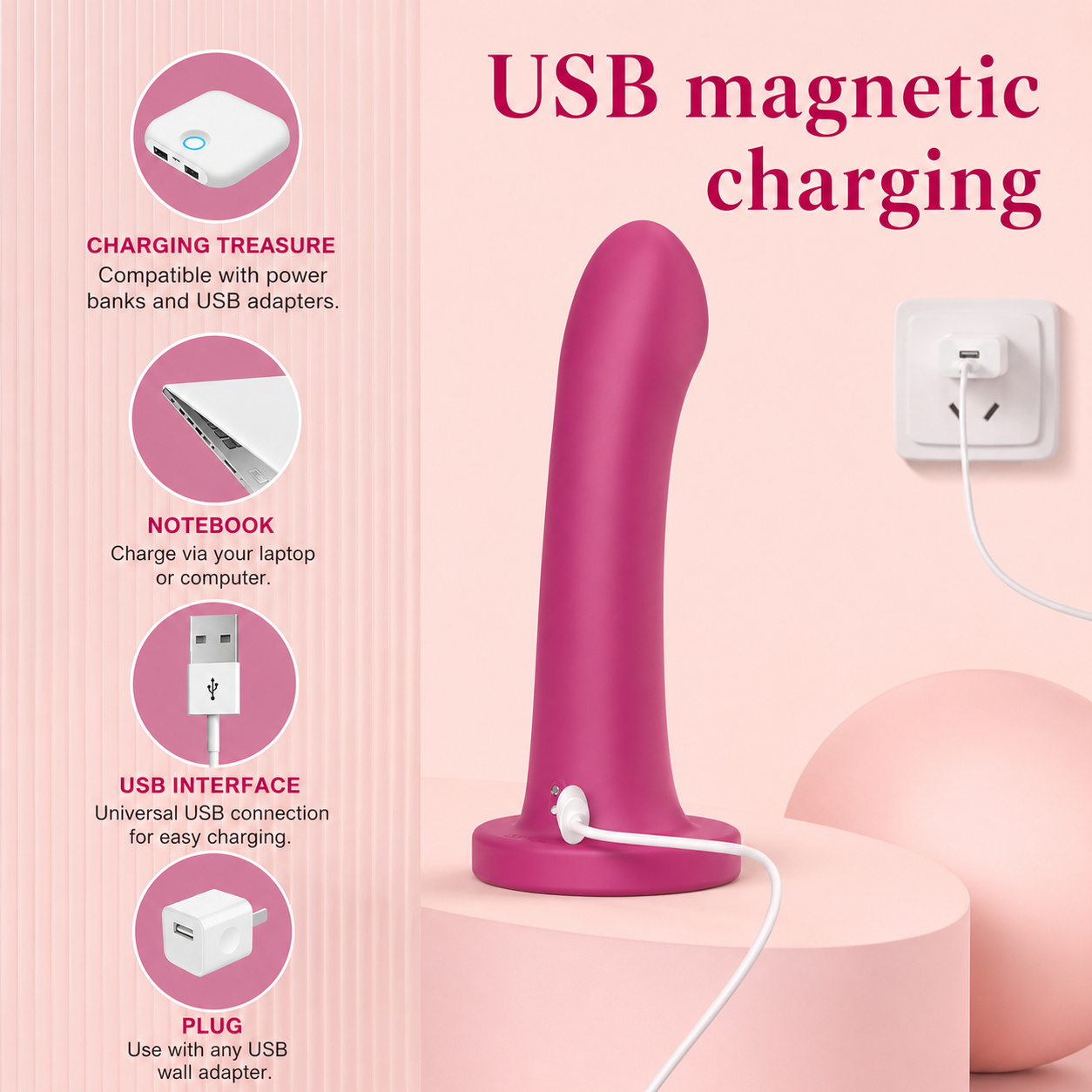 Magnetic USB Rechargeable