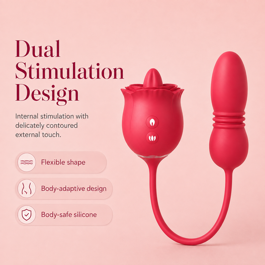 Voluptuous Flower Dual Stimulation Vibrator | Aphra Luxe