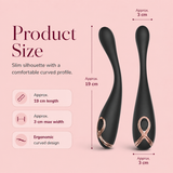 Swan Curved G-Spot Vibrator – 9 Modes & Waterproof
