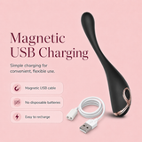 Swan Curved G-Spot Vibrator – 9 Modes & Waterproof