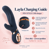 Layla Dual Stimulation Vibrator | Aphra Luxe Australia