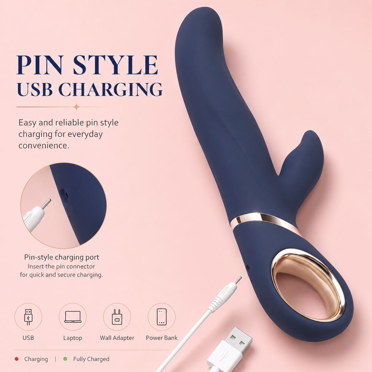 PIN STYLE USB Rechargeable