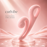 Curl Vibe Dual Stimulation G-Spot Vibrator