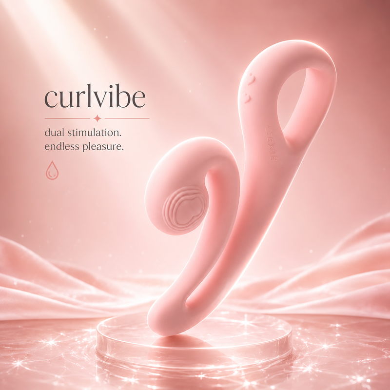 Curl Vibe Dual Stimulation G-Spot Vibrator
