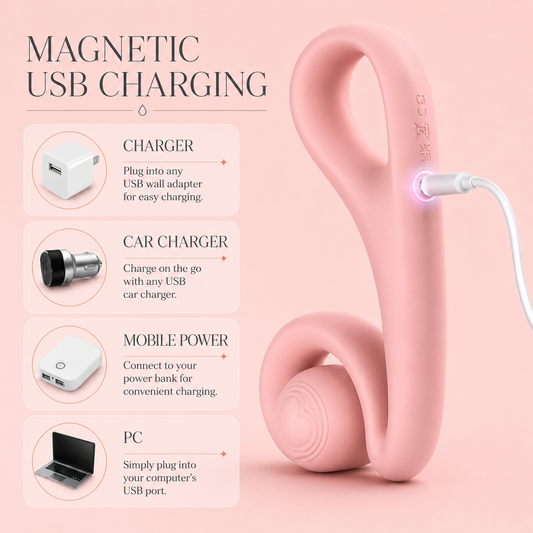 Curl Vibe Dual Stimulation G-Spot Vibrator