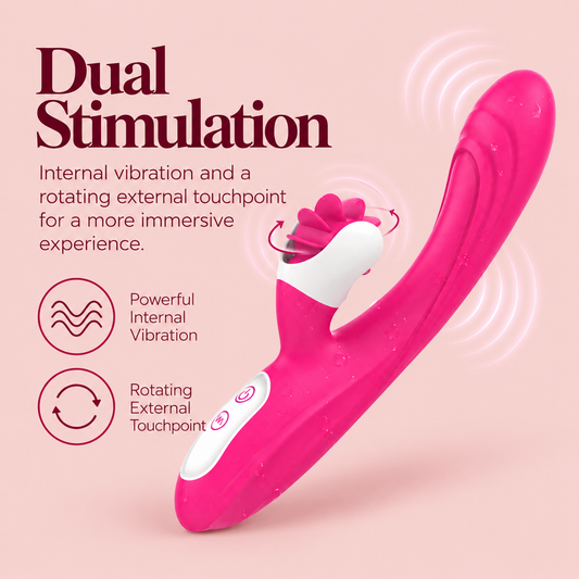 Sensation Rotating Dual-Stimulation Vibrator | Aphra Luxe