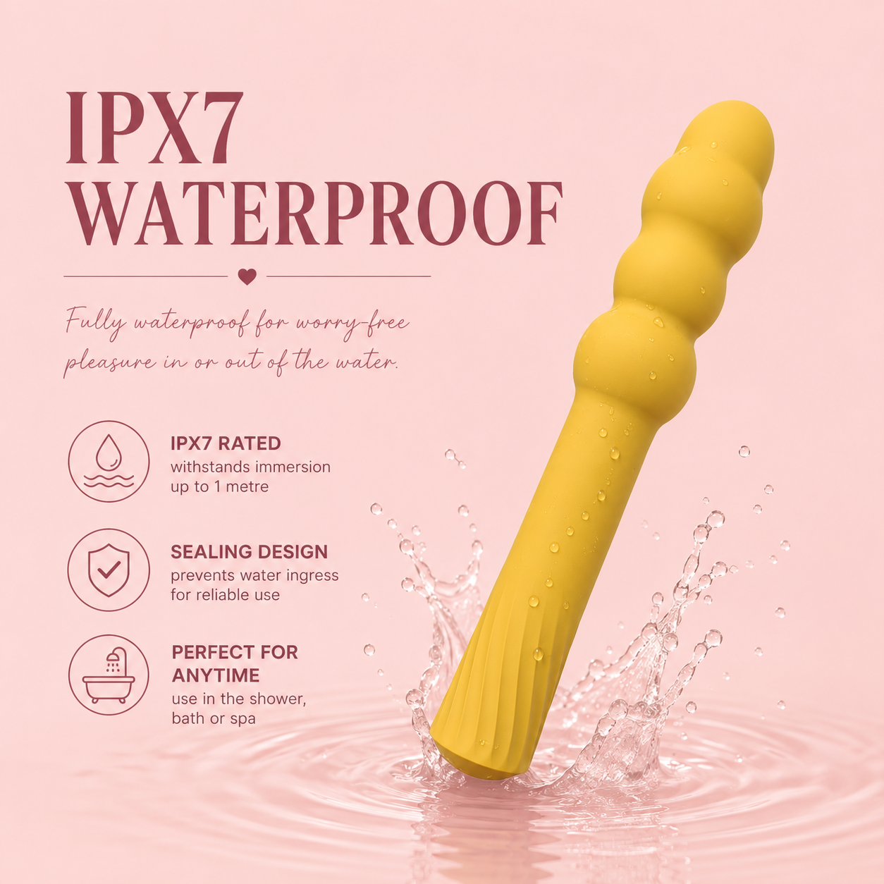 IPX7 Waterproof