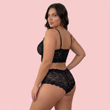 Elanor Plus Size Lace Lingerie Set