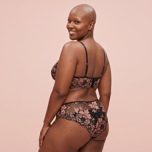 Florence Plus Size Embroidered Lace Set