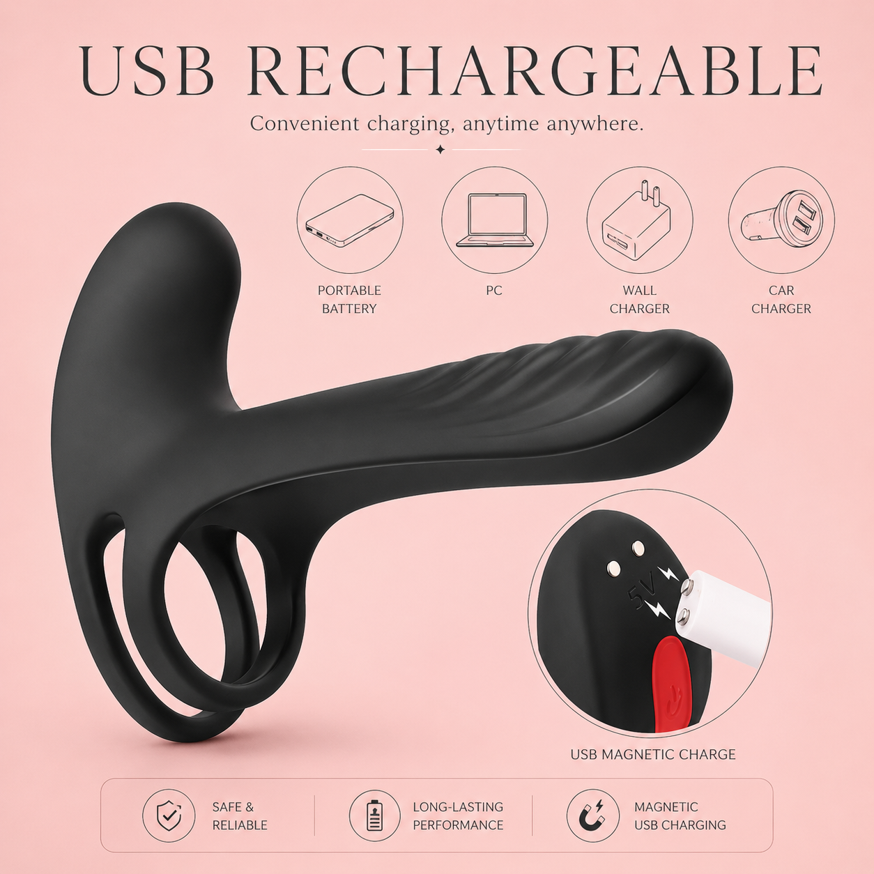 Waterproof & Rechargeable