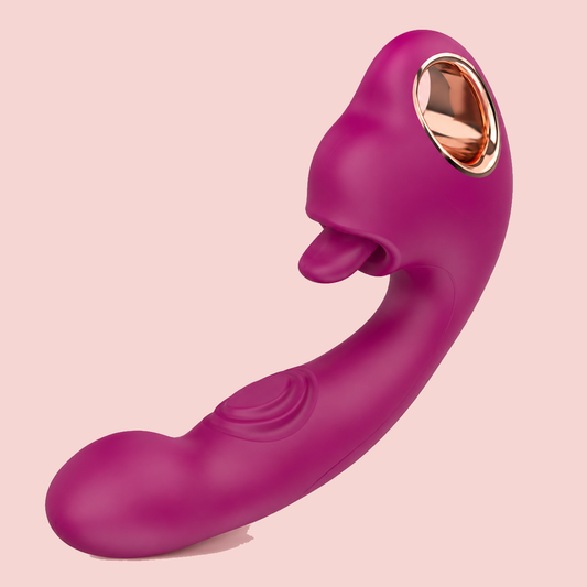 Olina 3-in-1 Tongue, Vibration & Thumping Stimulator