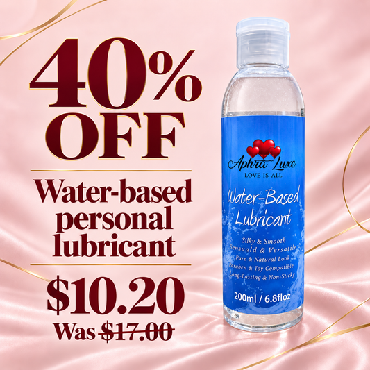 200ml No Flavor Water Based Sexual Lubricant - Translucent