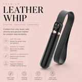 Woohoo Dual Sensation Vibrator & Leather Whip
