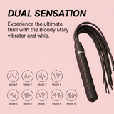 Bloody Mary Vibrating Dildo & Sensory Flogger