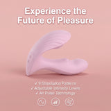Flutter Wearable Panty Vibrator with Suction & Remote Control