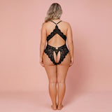 Azurea Plus Size Lace Bodysuit