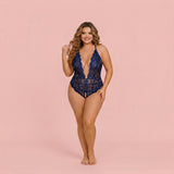 Azurea Plus Size Lace Bodysuit
